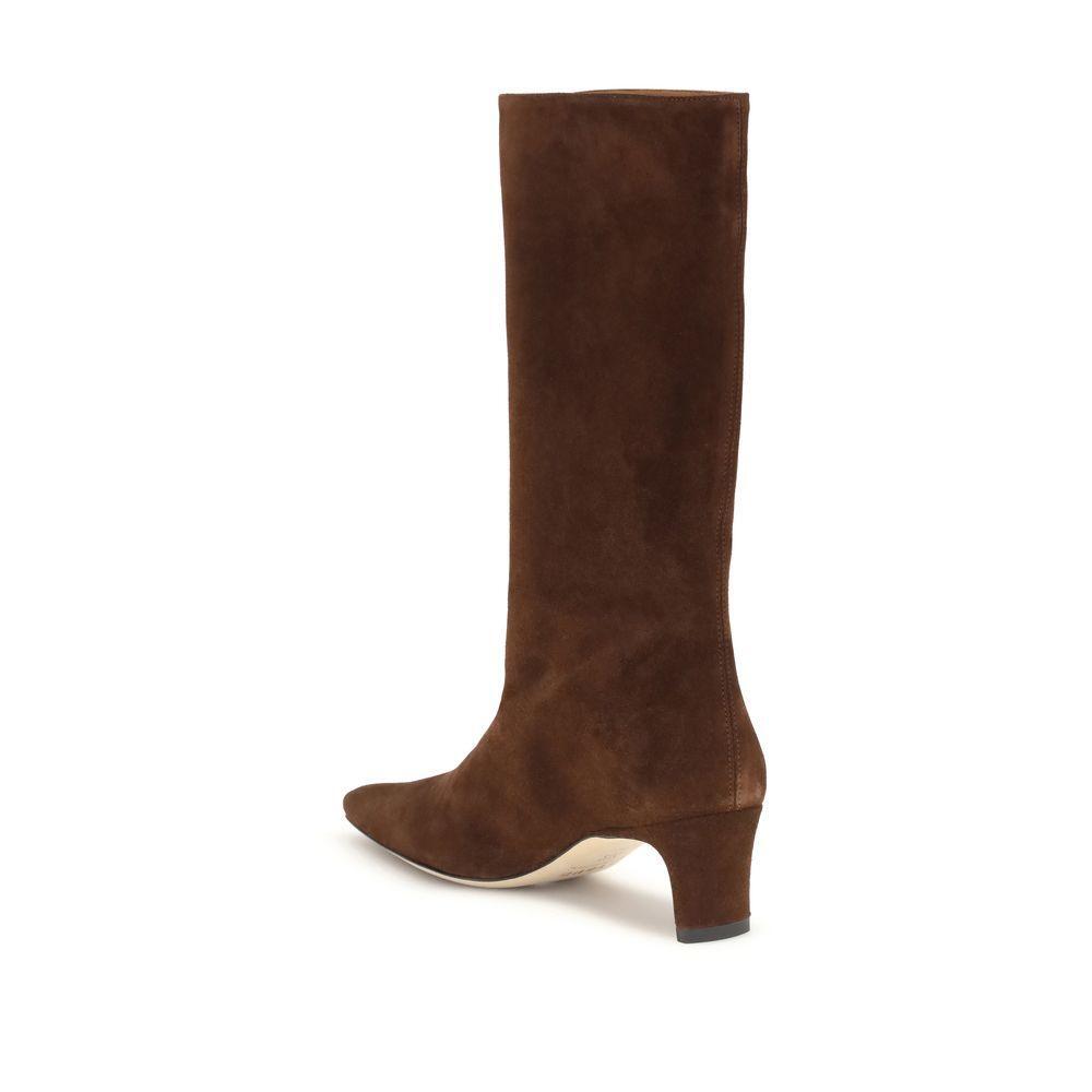 Staud Suede Wally Boots ST-F25P1018SUMAHO-EU36/US6