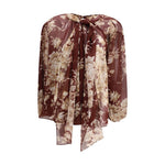 Dolce & Gabbana Silk chiffon floral Shirt DO-F5R62TIS1ZOHR4OX-IT40 | M