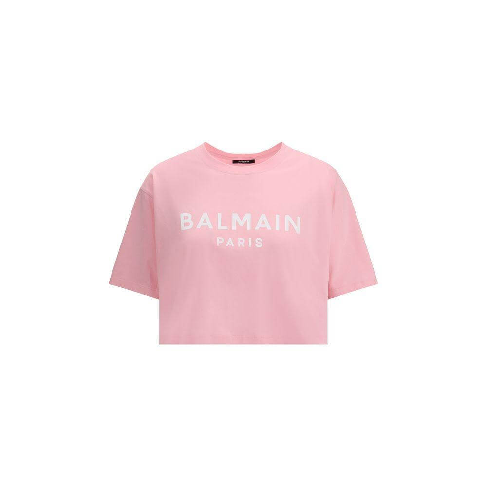 Balmain Logoed T-Shirt BA-BF1EE020BB02OHV-M