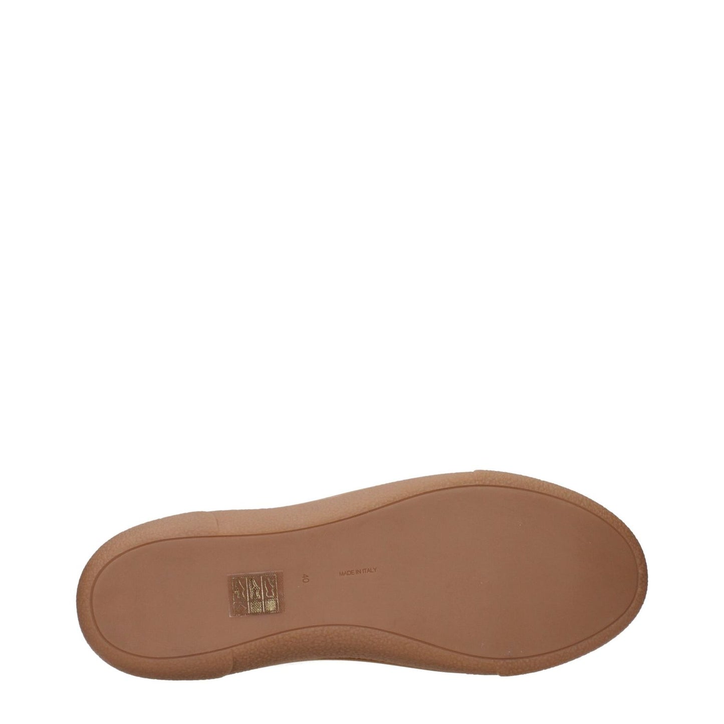 The Row Beige Fabric Sneakers with beige sole view, product code F84541.