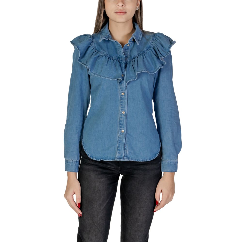 Only Blue Cotton Blouse