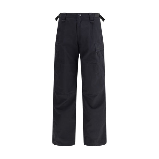Balenciaga Black Cotton Cargo Pants