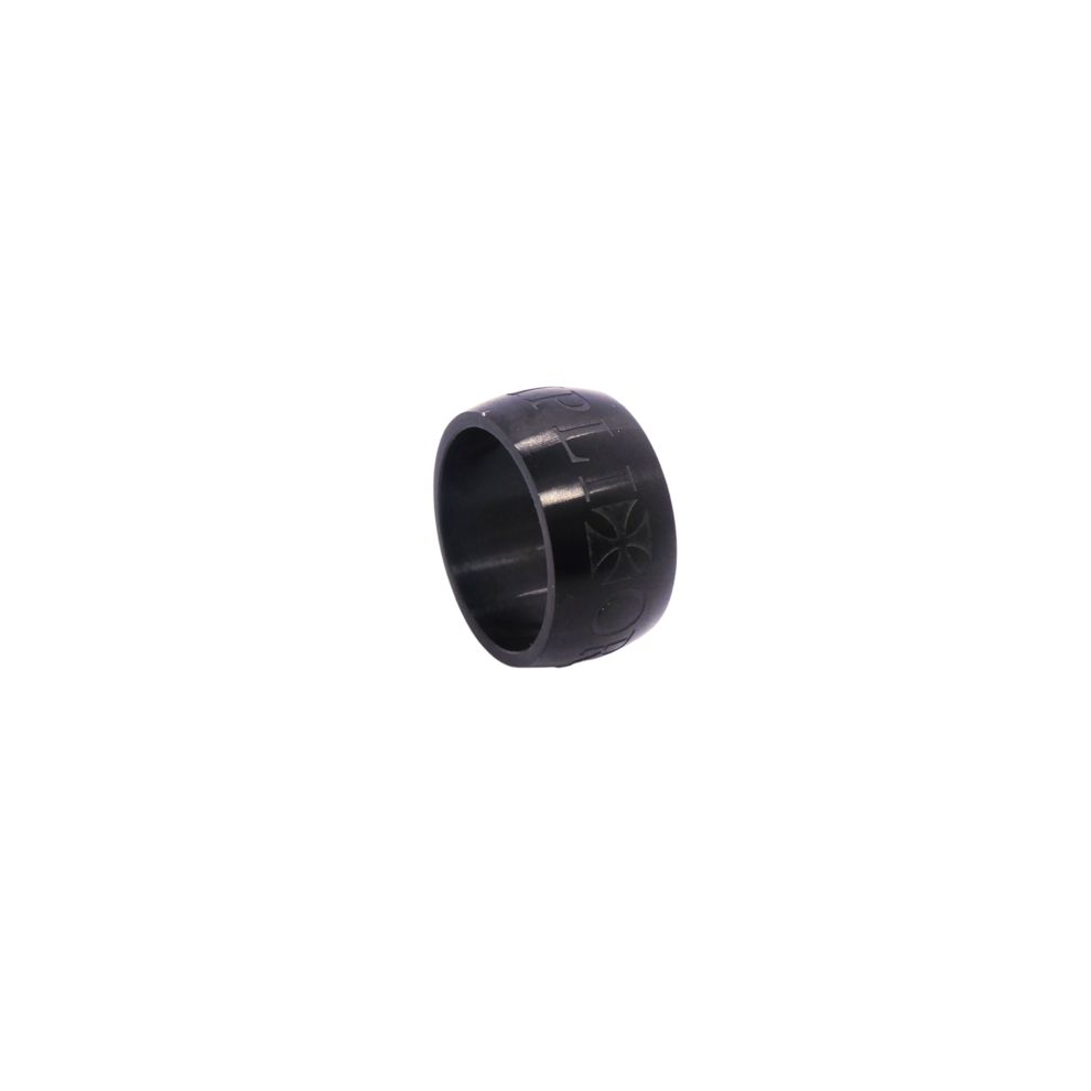 AN JEWELS JEWELRY Mod. AA.R260BBK-11 black ring side view