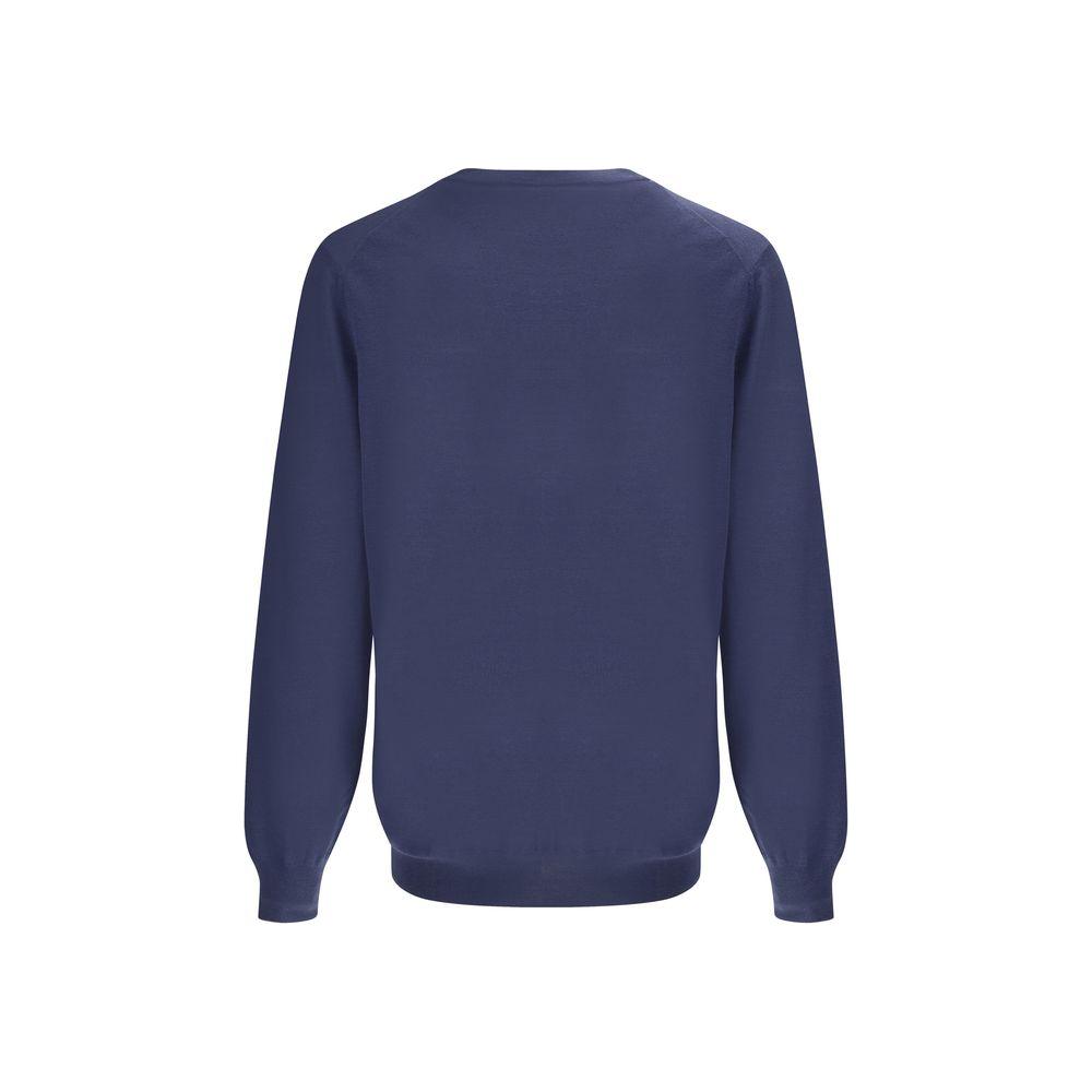 Brunello Cucinelli SweaterFleece Wool Sweater by Brunello Cucinelli, ribbed crew neck, monochrome design, ribbed cuffs, ribbed hem, regular fit.
