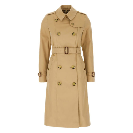 Burberry Double-breasted cotton trench coat Coats