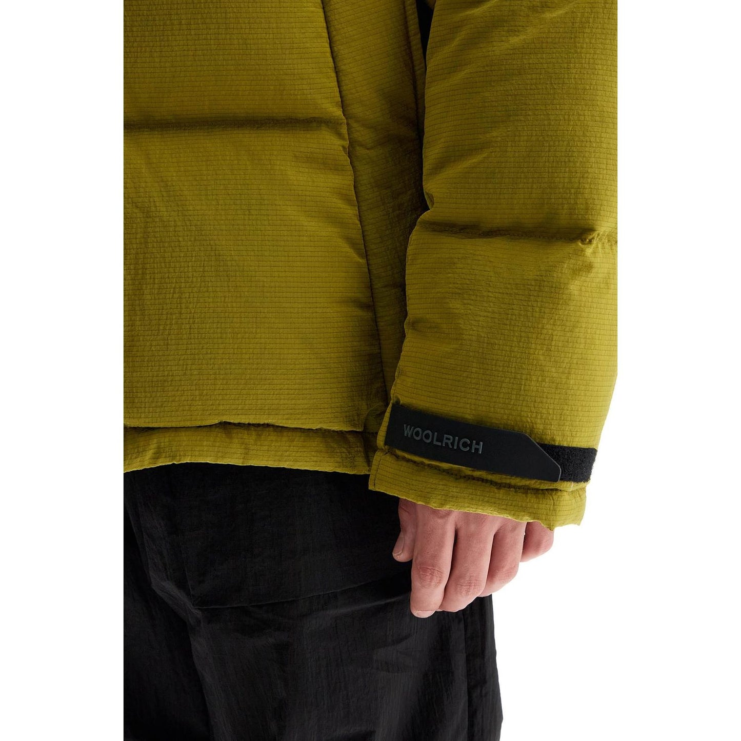 Woolrich short ripstop olmetex down Jackets Woolrich Saddle Brown