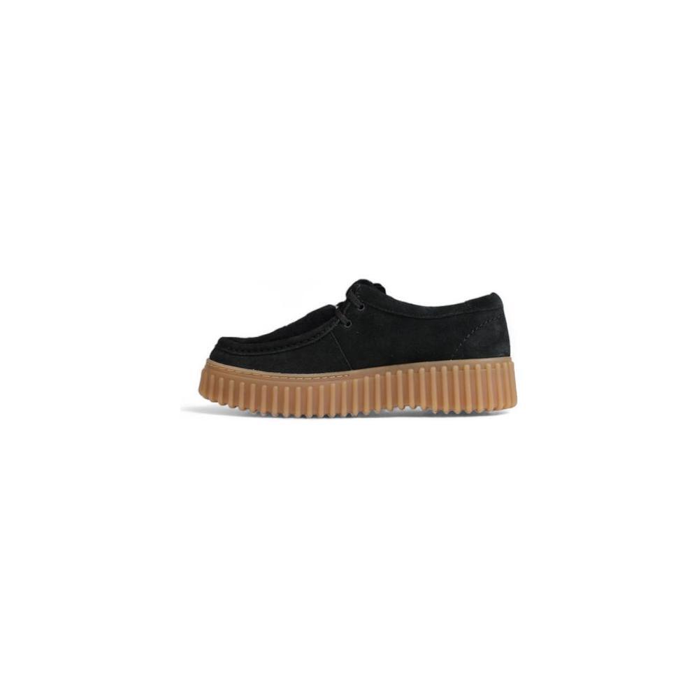 Clarks Black Sponge Flat Shoe CL7000001663838RO