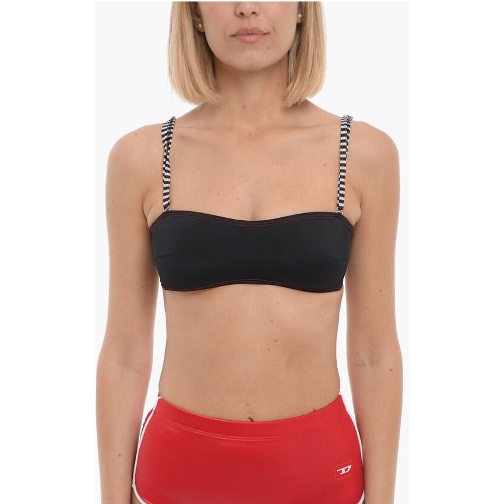 Diesel Diesel Bandeau Bikini Top with Striped Straps DI-P516735-XXS