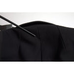 Dolce & Gabbana Black Wool Single Breasted Cropped Jacket JKT3900-36