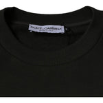 Dolce & Gabbana Army Green DG Crown Crew Neck Pullover Sweater TSH86589-44