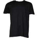 Dolce & Gabbana Black Cotton Shorts Sleeves Crewneck T-shirt TSH86907-54
