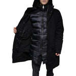 Dolce & Gabbana Black Hooded Parka Cotton Trench Coat Jacket JKT4083-50