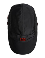 Dolce & Gabbana Black Nylon Logo 6 Panels Baseball Cap HAT9826-58
