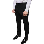 Dolce & Gabbana Black Wool Skinny Men Dress Pants PAN75354-48