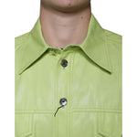 Dolce & Gabbana Green Cotton Collared Men Button Down Shirt TSH86582-39