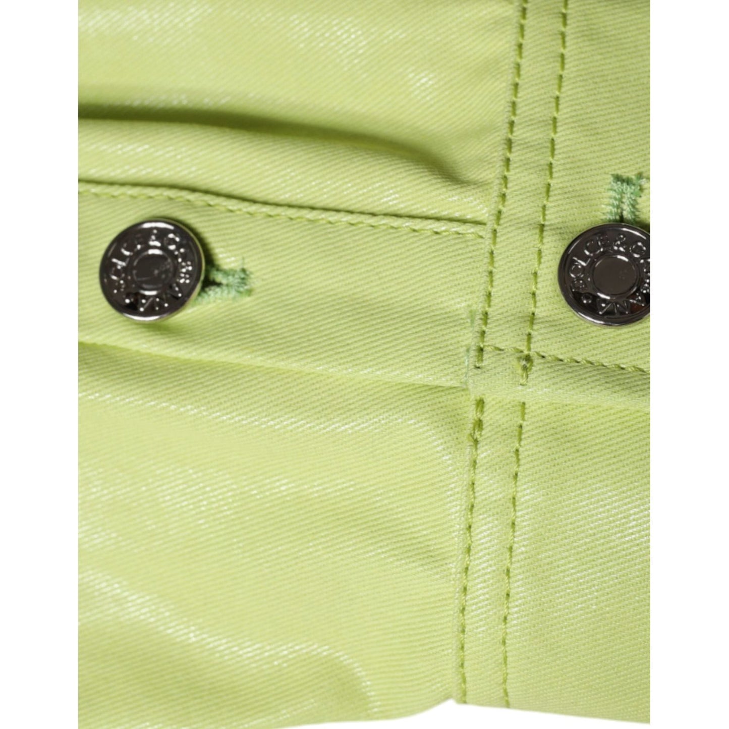 Dolce & Gabbana Green Cotton Collared Men Button Down Shirt TSH86582-39