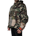 Dolce & Gabbana Multicolor Camouflage Hooded Sweatshirt Sweater TSH87084-54