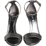 Dolce & GabbanaDolce & Gabbana Silver KEIRA Heels Ankle Strap Sandals Shoes1728,67345645728,Dolce & Gabbana,EU40/US9.5,Material: 100% Lamb Leather,Preowned / Defect,Sandals - Women - Shoes,Silver,Women