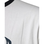 Dolce & Gabbana White Graphic Print Cotton Crew Neck T-shirt TSH87522-60