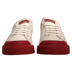 Dolce & Gabbana Dolce & Gabbana White Leather Logo Portofino Sneakers Shoes MV6886-42 1728,67345645728,Dolce & Gabbana,EU 42 | US 9,Material: 100% Calf Leather,Men,Men - Shoes,New with tags,Shoes,Sneakers - Men - Shoes,White and Red