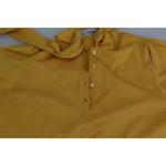 Dolce & Gabbana Dolce & Gabbana Yellow Silk Knit Pullover Ascot Collar Top TSH5713-38 1728,67345645728,Dolce & Gabbana,IT38 | XS,Material: 100% Silk,Preowned / Defect,Tops & T-Shirts - Women - Clothing,Women,Yellow