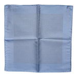 Dolce & Gabbana Light Blue Silk Square Men Foulard Scarf MS7532