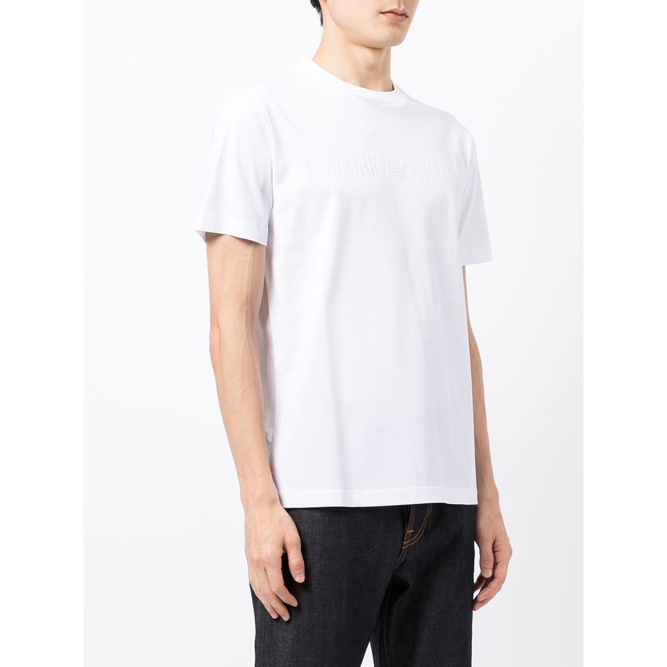 Emporio Armani T-shirts and Polos White Topwear