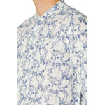 Gianni Lupo Blue Linen Shirt GI-13499200010-IT46 | M