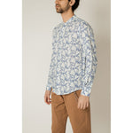 Gianni Lupo Blue Linen Shirt GI-13499200010-IT46 | M