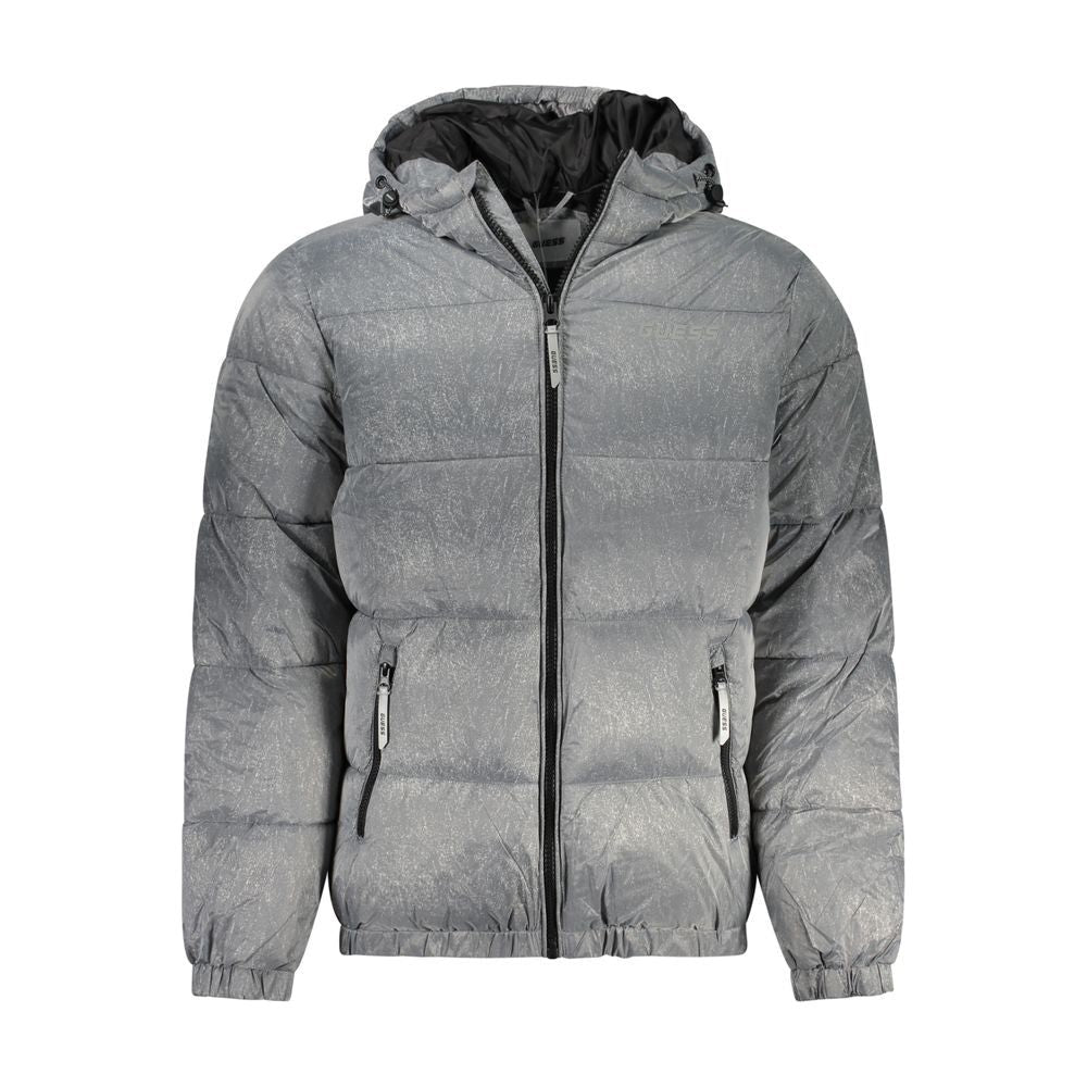 Guess Jeans Gray Polyamide Jacket GU-32081-M-FBB-287