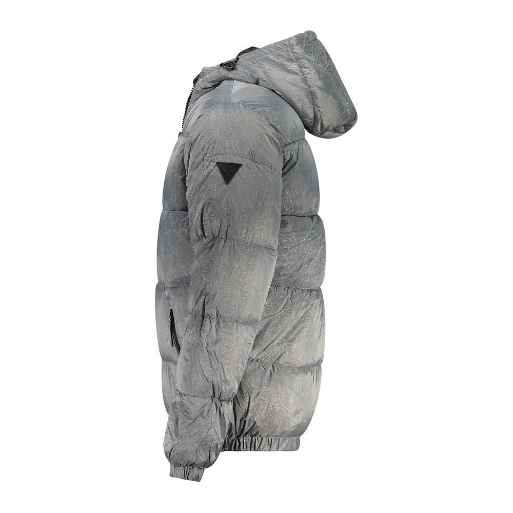 Guess Jeans Gray Polyamide Jacket GU-32081-M-FBB-287