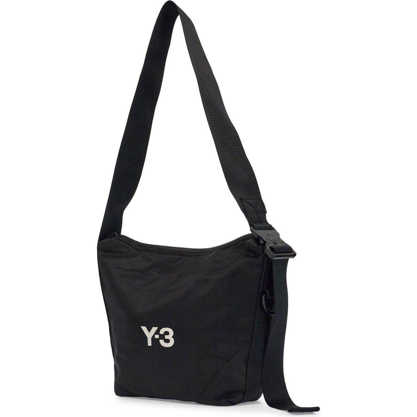 Y-3 black recycled polyester sacoche with adjustable strap Handbag Y-3 Dark Slate Gray