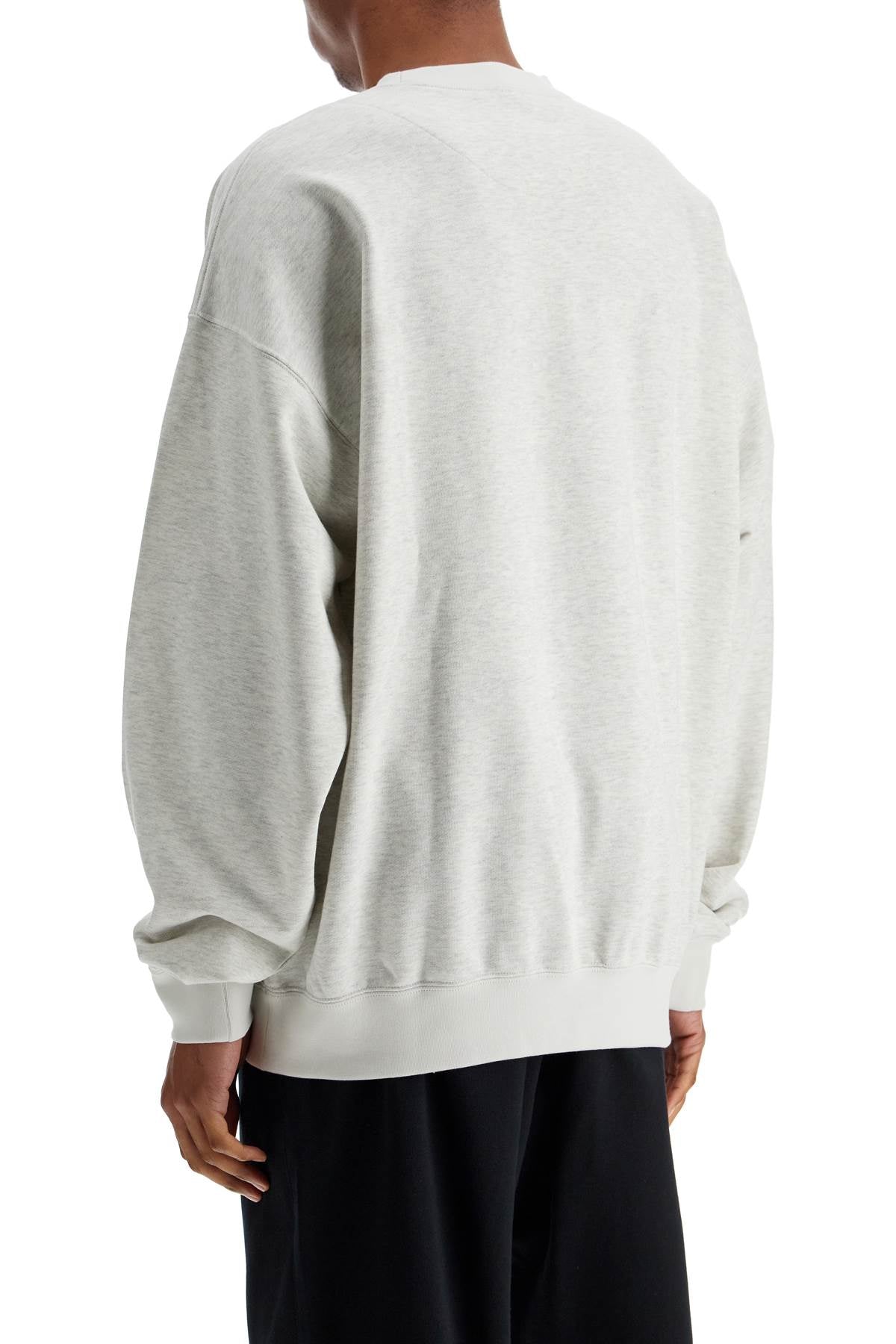 Y-3 light grey soft cotton and polyester sweatshirt Topwear Y-3 Light Gray