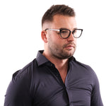 LOZZA MOD. VL4146 520BLK EYEGLASSES,Unisex LOZZA EYEWEAR VL4146 520BLK