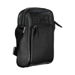 La Martina Black Leather Shoulder Bag