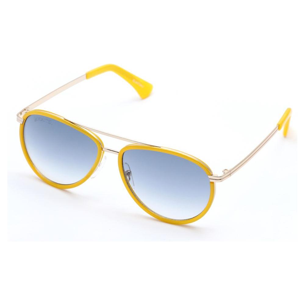 Lancaster Lancaster Yellow Metal Sunglasses LASLA07343AC