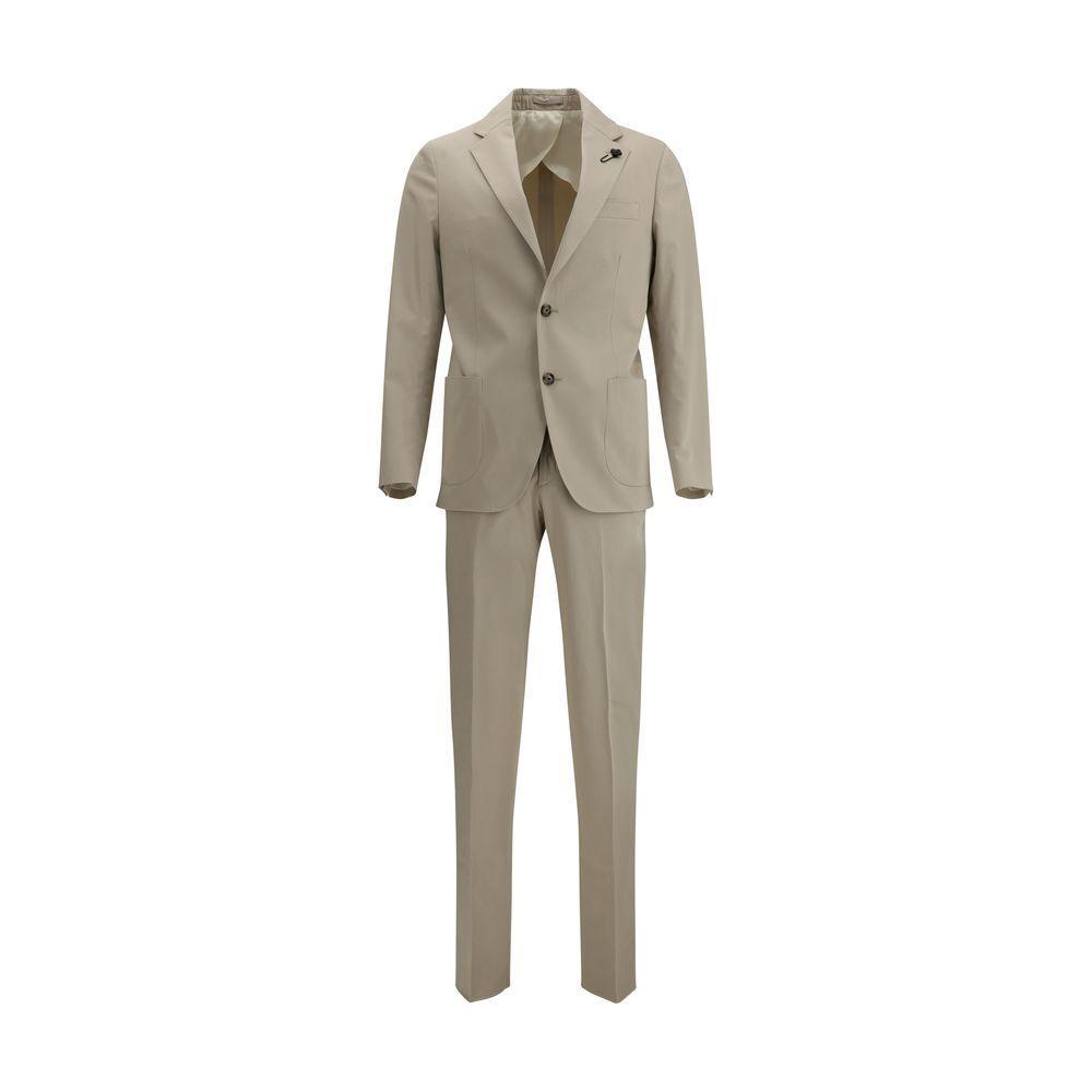 Lardini Single-breasted Suit 1728,72470364320,Beige,Blazers - Men - Clothing,Clothing,IT50 | L,IT52 | XL,IT54 | XXL,Lardini,Men,Men - Clothing,New with tags Lardini LA-ES802AEESIF64402200-IT50 | L