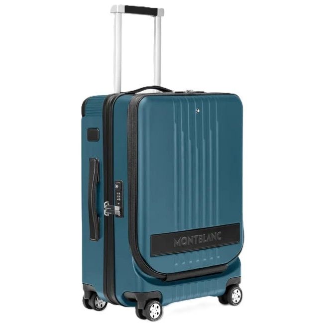 MONTBLANC LEATHER MOD. CABIN TROLLEY WITH FRONT POCKET - 38X55X23 (37 L) FASHION ACCESSORIES