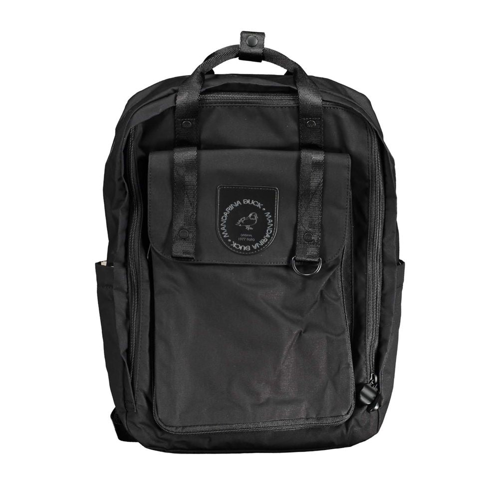 Mandarina Duck Mandarina Duck Black Cotton Backpack MA-26503