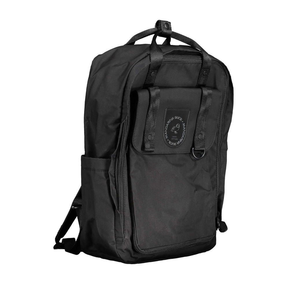 Mandarina Duck Mandarina Duck Black Cotton Backpack MA-26503