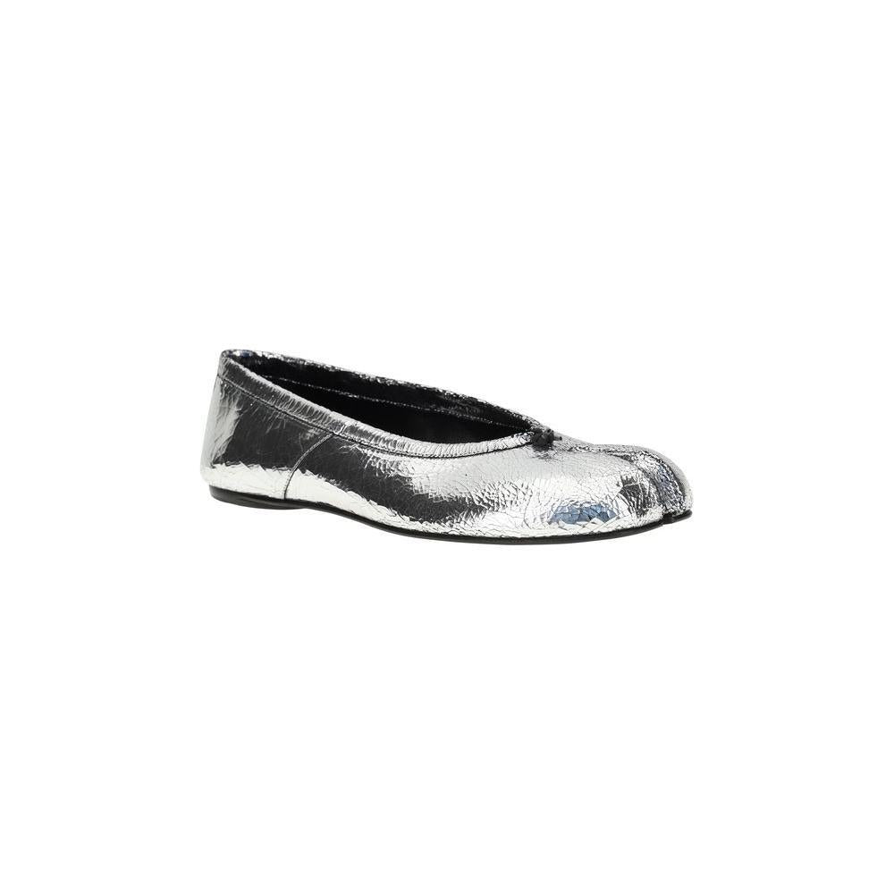 Margiela Tabi Ballerinas 1728,72470364320,EU41/US11,Margiela,New with tags,Shoes,Silver,Women,Women - Shoes Margiela MA-S58WZ0130P5016T9002-EU41/US11