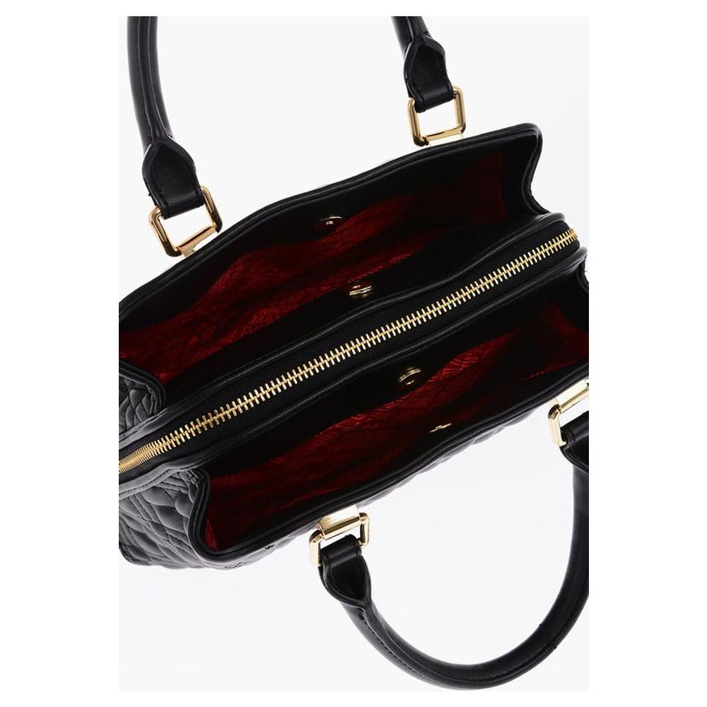 Moschino LOVE golden details quilted faux leather bag
