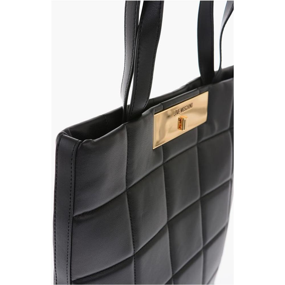 Moschino LOVE quilted faux leather shoulder bag