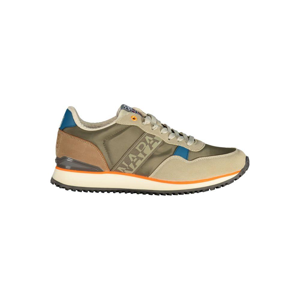 Napapijri Napapijri Beige Polyester Men Sneaker NA-20358-EU40/US7