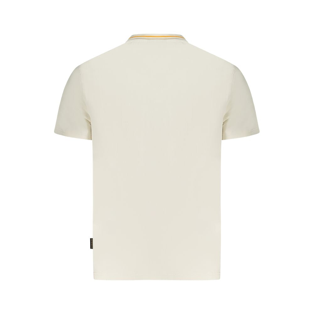 Napapijri White Cotton T-Shirt