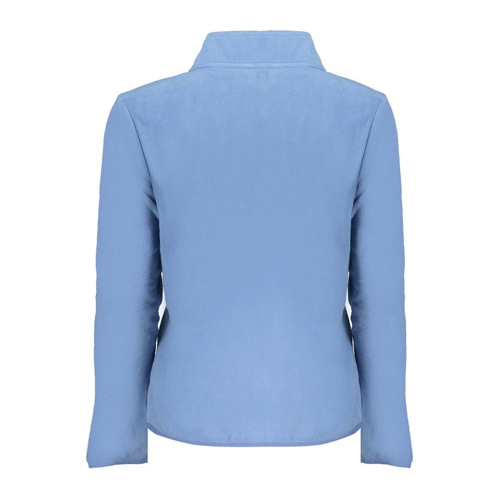 Norway 1963 Blue Polyester Women SweaterIndulge in the perfect blend of comfort and style with the Norway 1963 Long Sleeve Fleece Sweatshirt. This cozy blue piece is a must-have for those who appreciate casual elegance and warmth. Crafted from high-qualit