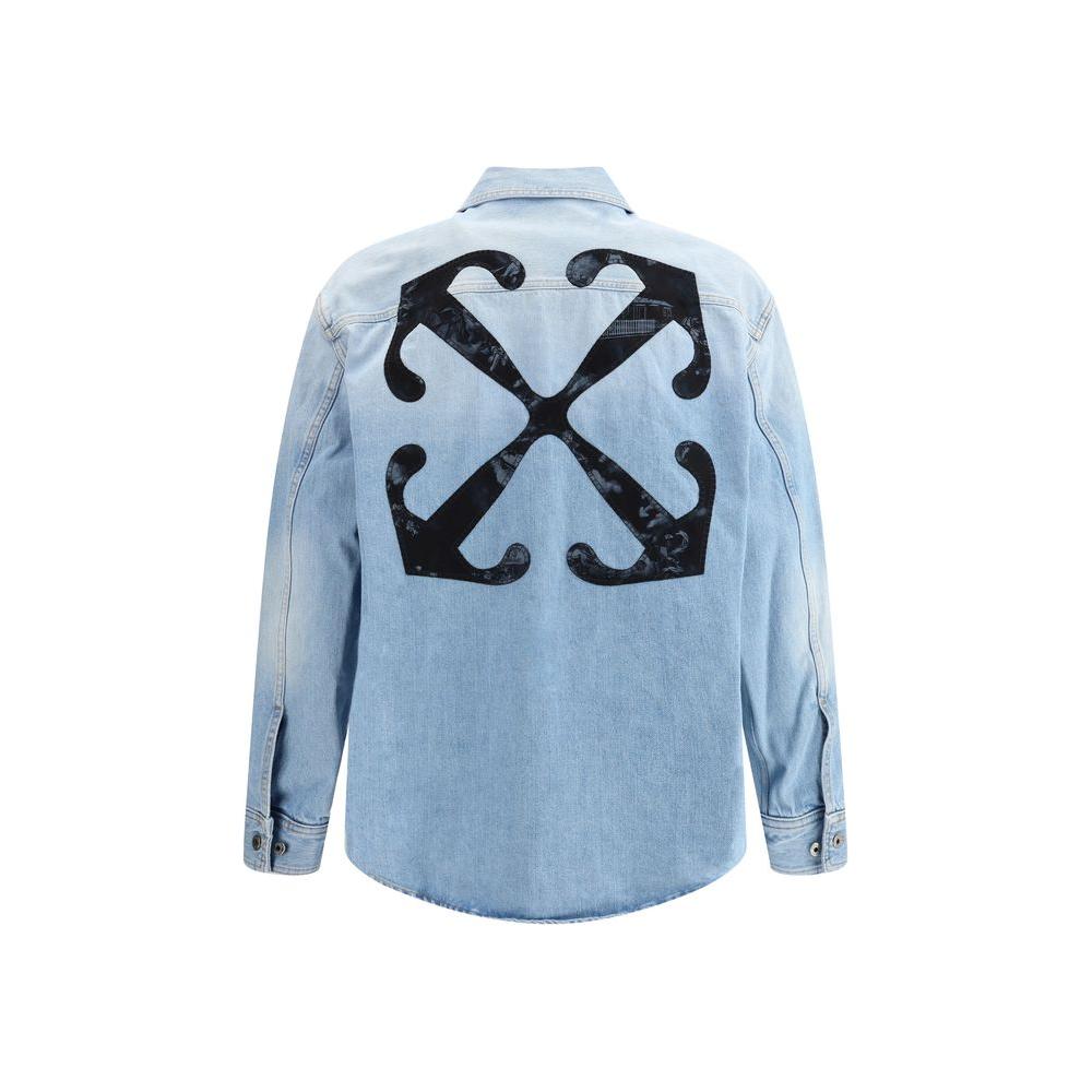 Off-WhiteOff-White Fresco denim Shirt1728,72470364320,Light Blue,M,Men,New with tags,Off-White,Shirts - Men - Clothing