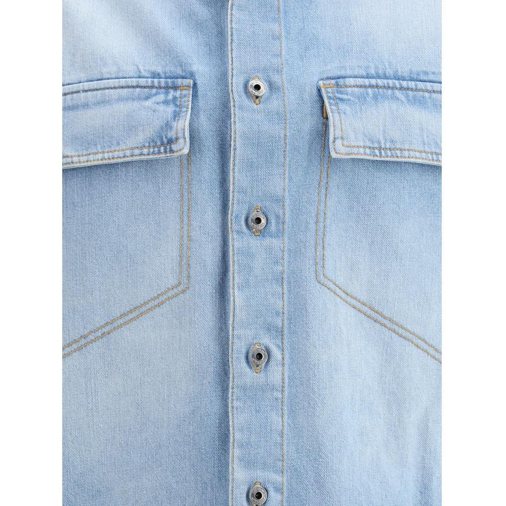 Off-WhiteOff-White Fresco denim Shirt1728,72470364320,Light Blue,M,Men,New with tags,Off-White,Shirts - Men - Clothing
