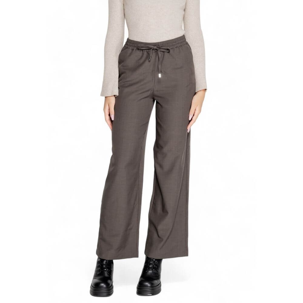 Only Gray Polyester Pant