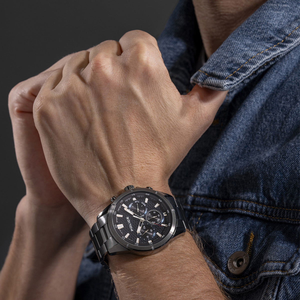 POLICE WATCHES Mod. PEWGK2204105 WATCHES POLICE Dark Slate Gray